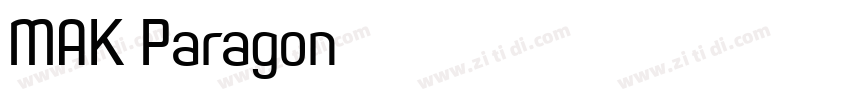 MAK Paragon字体转换